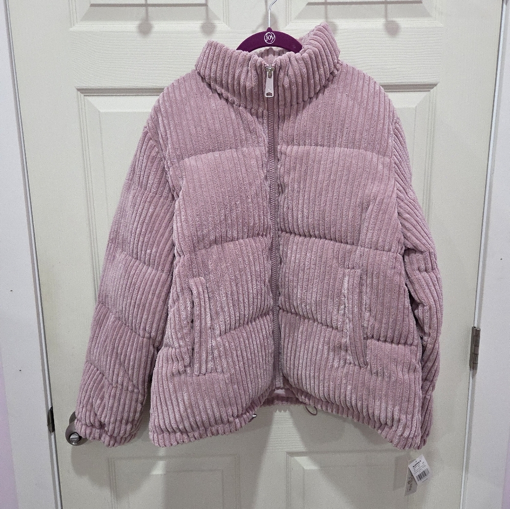 Womens Dusty Rose Corduroy Jacket